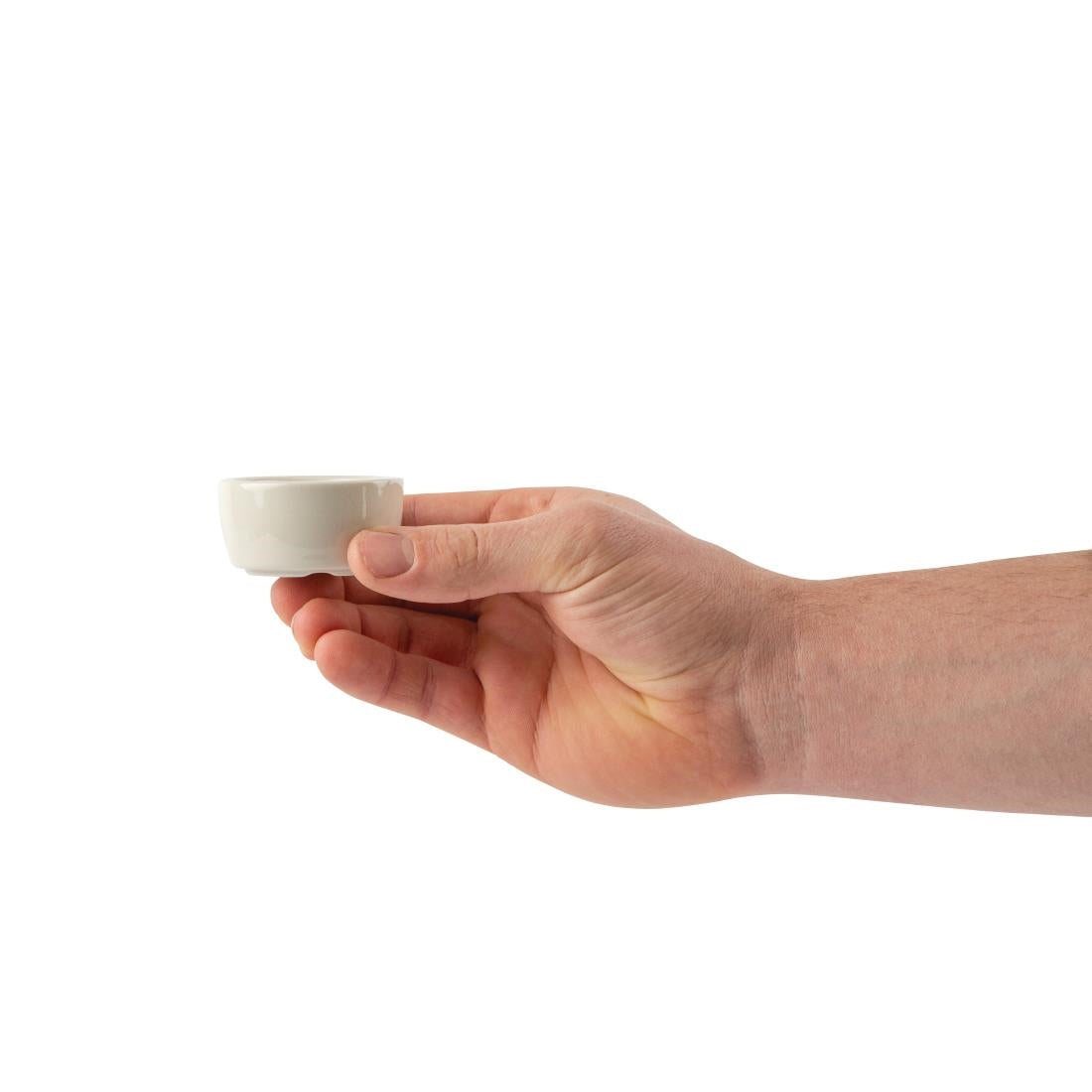 Olympia Ivory boterschaaltje 5,6cm (12 stuks)