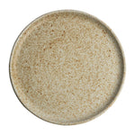Olympia Canvas ronde borden met smalle rand crème 26,5cm (6 stuks)