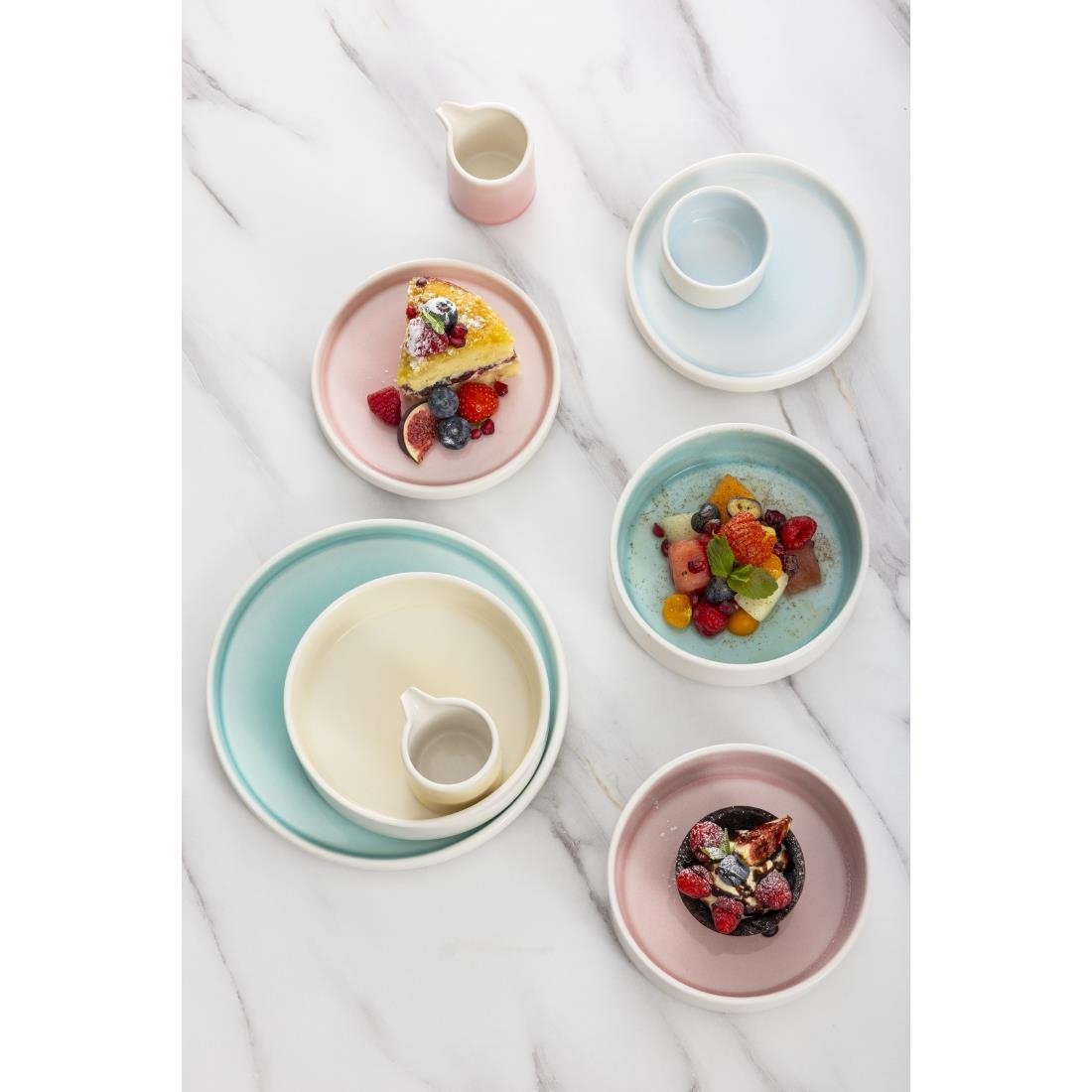 Olympia Fondant kommen lemon geel 215mm (4 stuks)