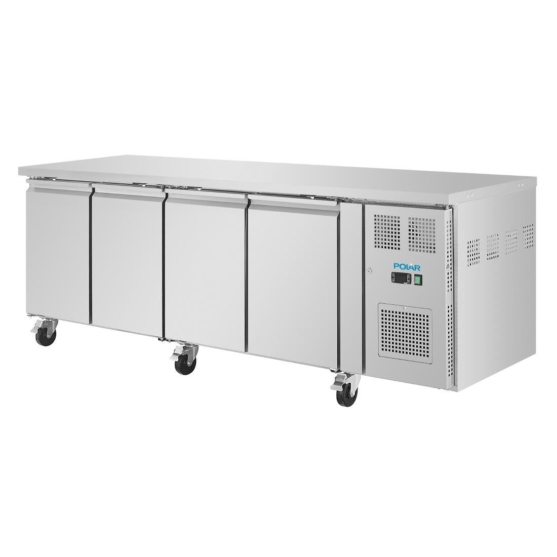 Polar U-Series Vier Deurs Counter Koelkast 553Ltr