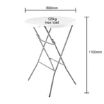 Bolero inklapbare statafel 80cm