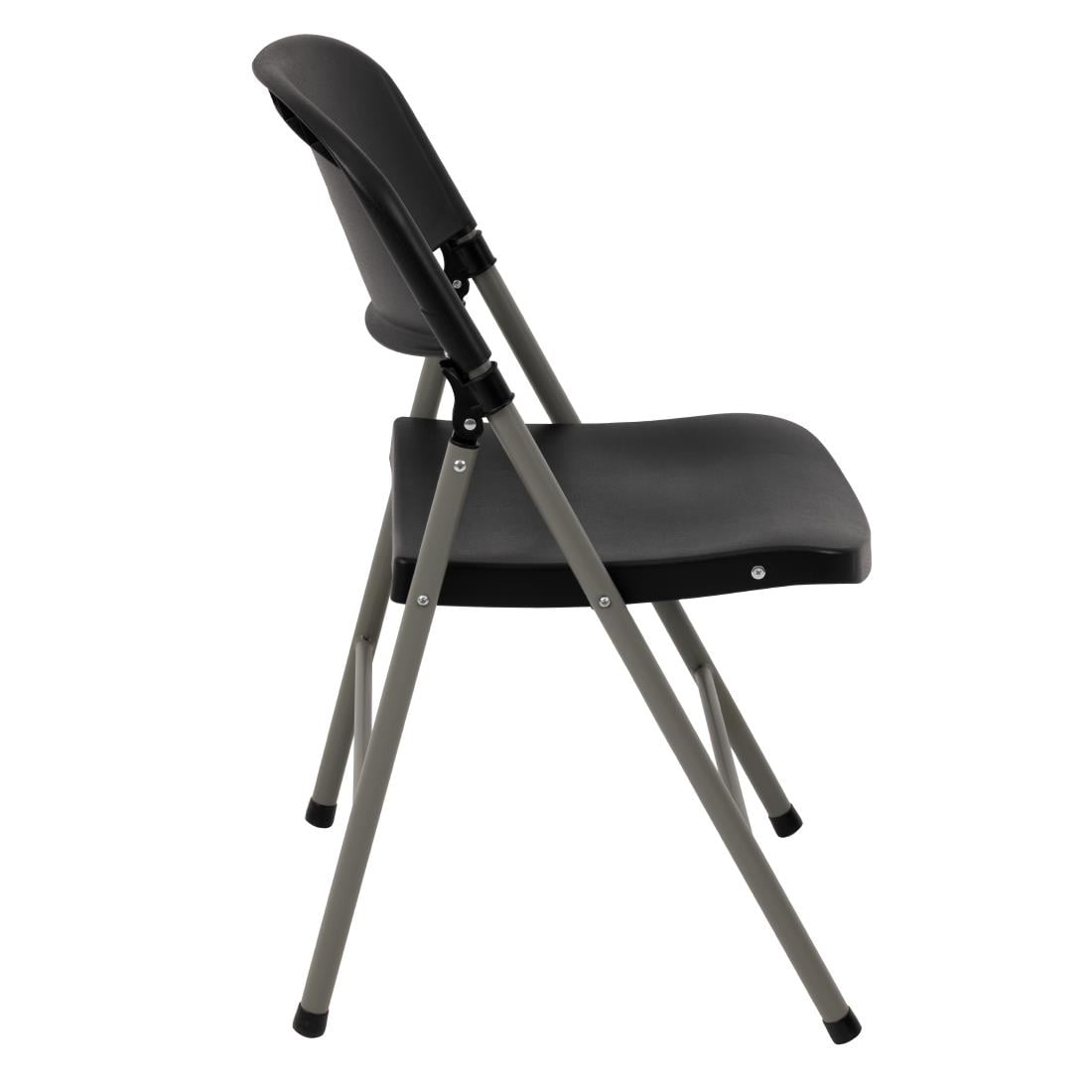 Bolero opklapbare stoelen zwart (2 stuks)