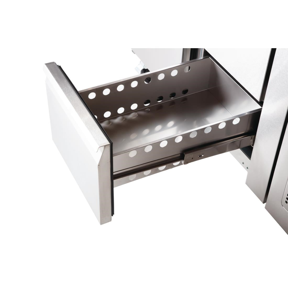 Polar U-serie koelwerkbank 1 deur en 2 laden 282L