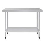 Vogue RVS werktafel zonder achteropstand 90x120x60cm