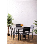 Bolero Valletta Grijs Latten Tuin Tafel 780mm