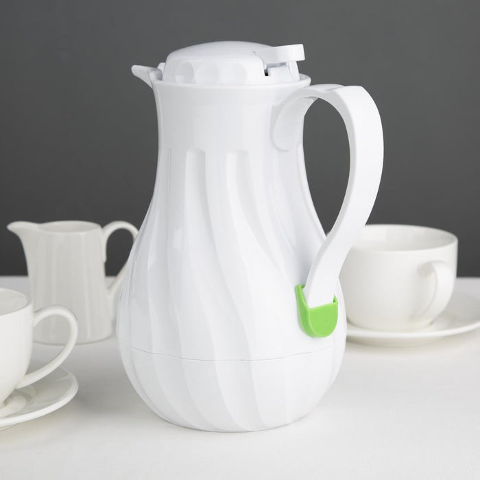 Olympia swirl thermoskan wit 1,2L