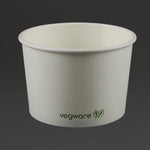 Vegware composteerbare soep- en ijsbakjes 23cl (1000 stuks)