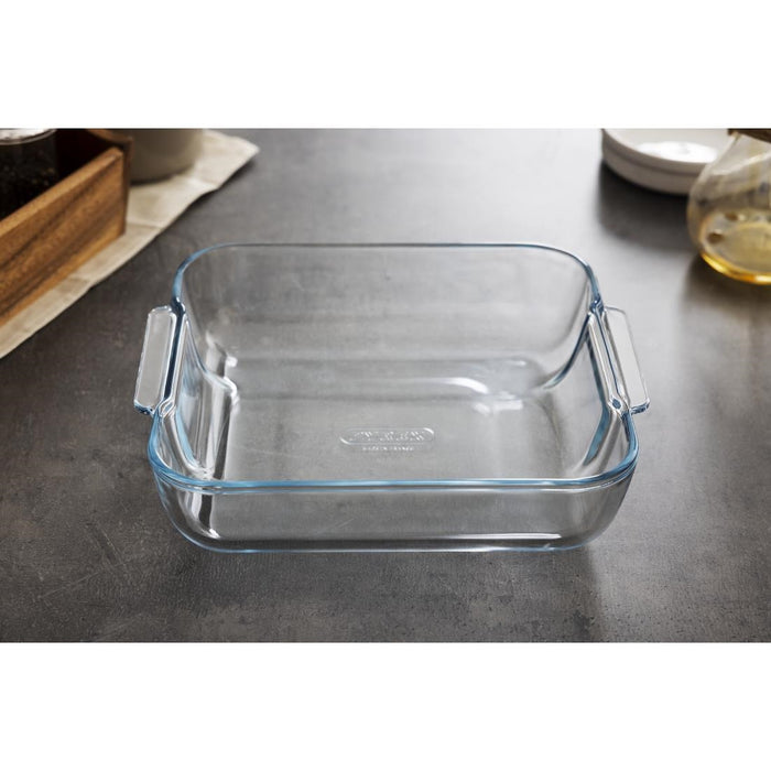 Pyrex vierkante ovenschaal 21cm