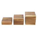 Olympia Frames acaciahouten buffetverhogers (3 stuks)