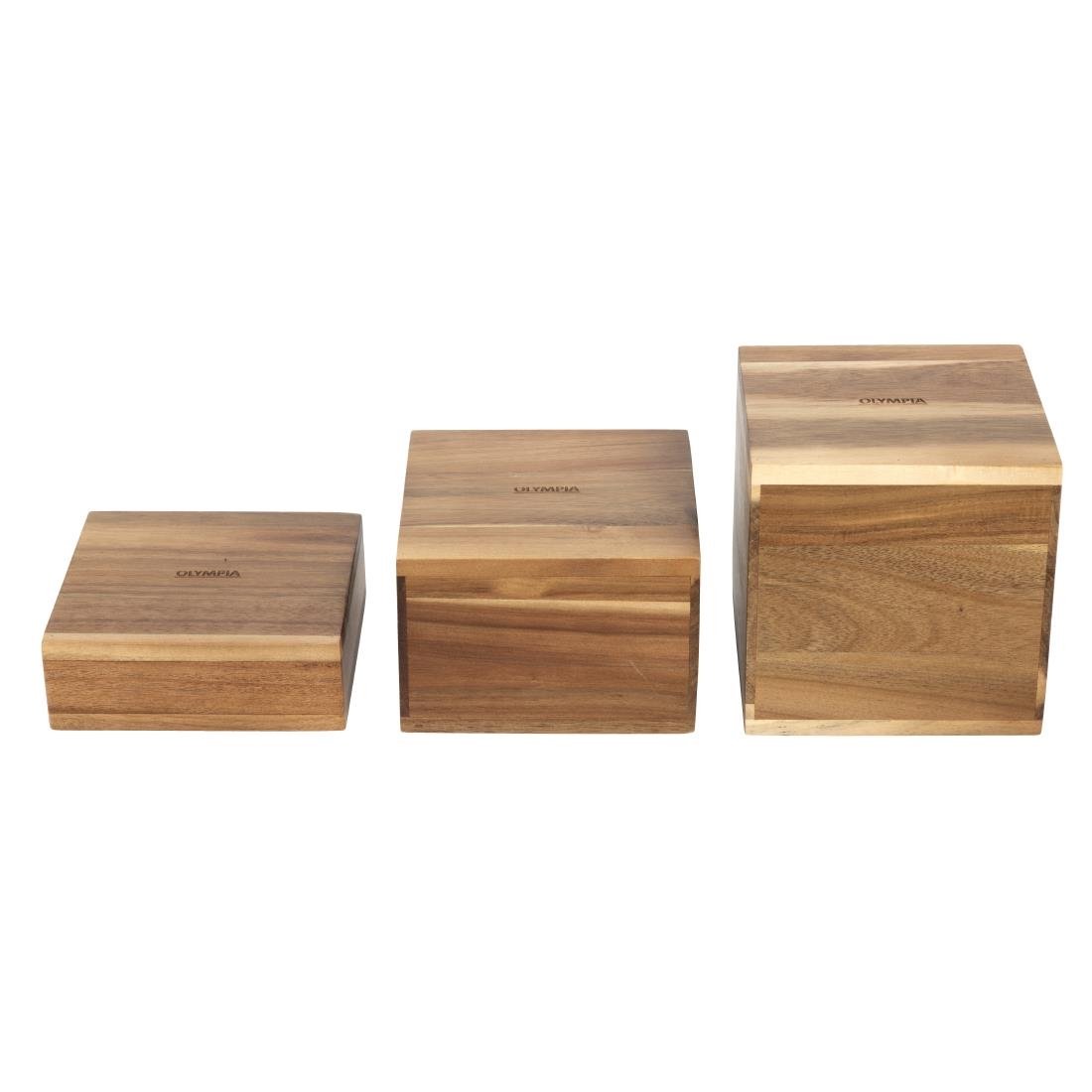 Olympia Frames acaciahouten buffetverhogers (3 stuks)