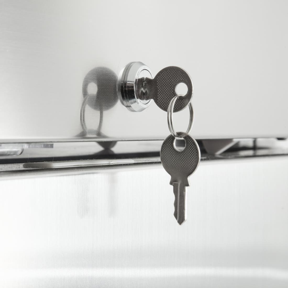 Polar u-serie staande dubbele deur vriezer 1300ltr