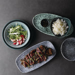 Churchill Stonecast Patina Rustic Teal Driehoekige Kom 15.2cm (pak van 12)