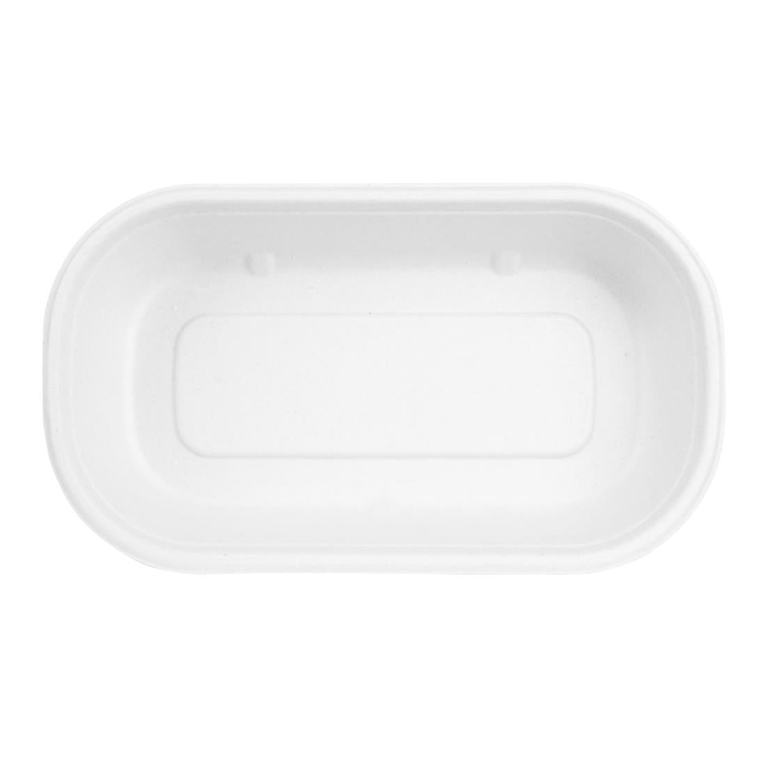 Fiesta Composteerbare Bagasse Ovale Containers 850ml (Verpakking Van 100)
