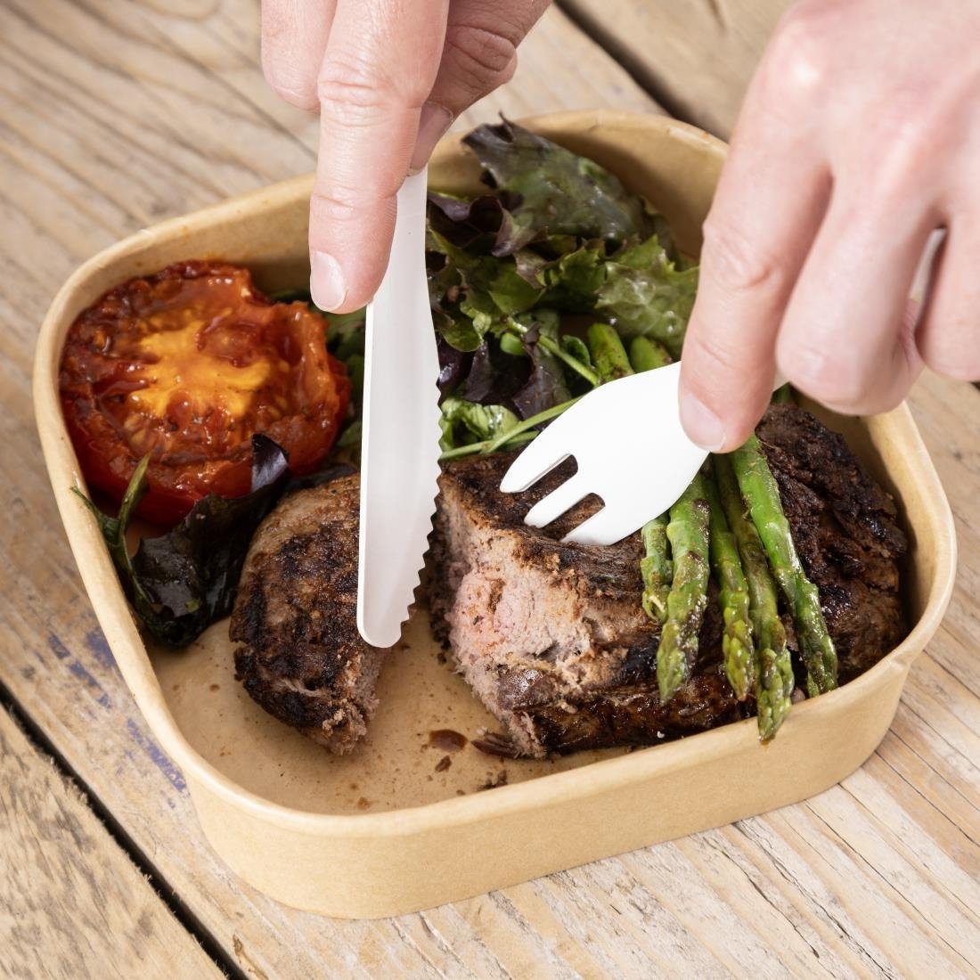 Fiesta Composteerbare Papieren Messen 165mm (Pak Van 100)