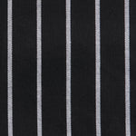 Chef Works Premium geweven schort zwart-wit gestreept