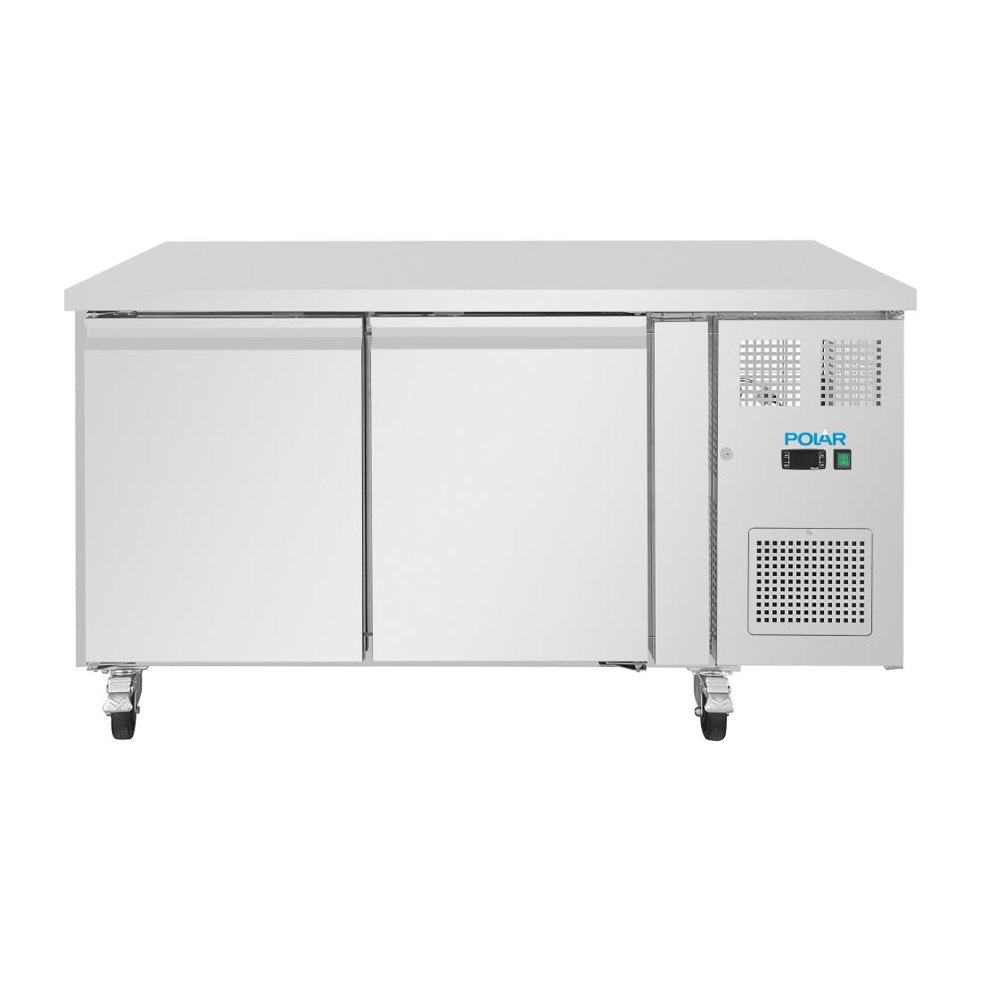 Polar U-serie 2-deurs counter met euronorm opslag 427L