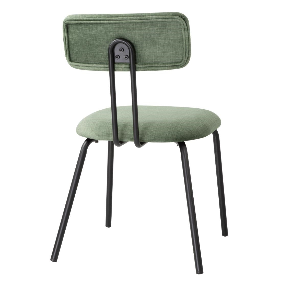 Bolero Fairfield Stoelen - Donker Walnoot/Groen Mix (Set 2)