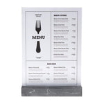 Europel Bordhouder A4 Polystone Antraciet