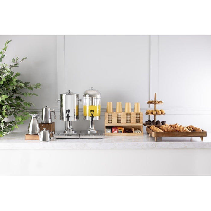 Olympia Cup En Sausstation Hevea Hout 450x120x240mm