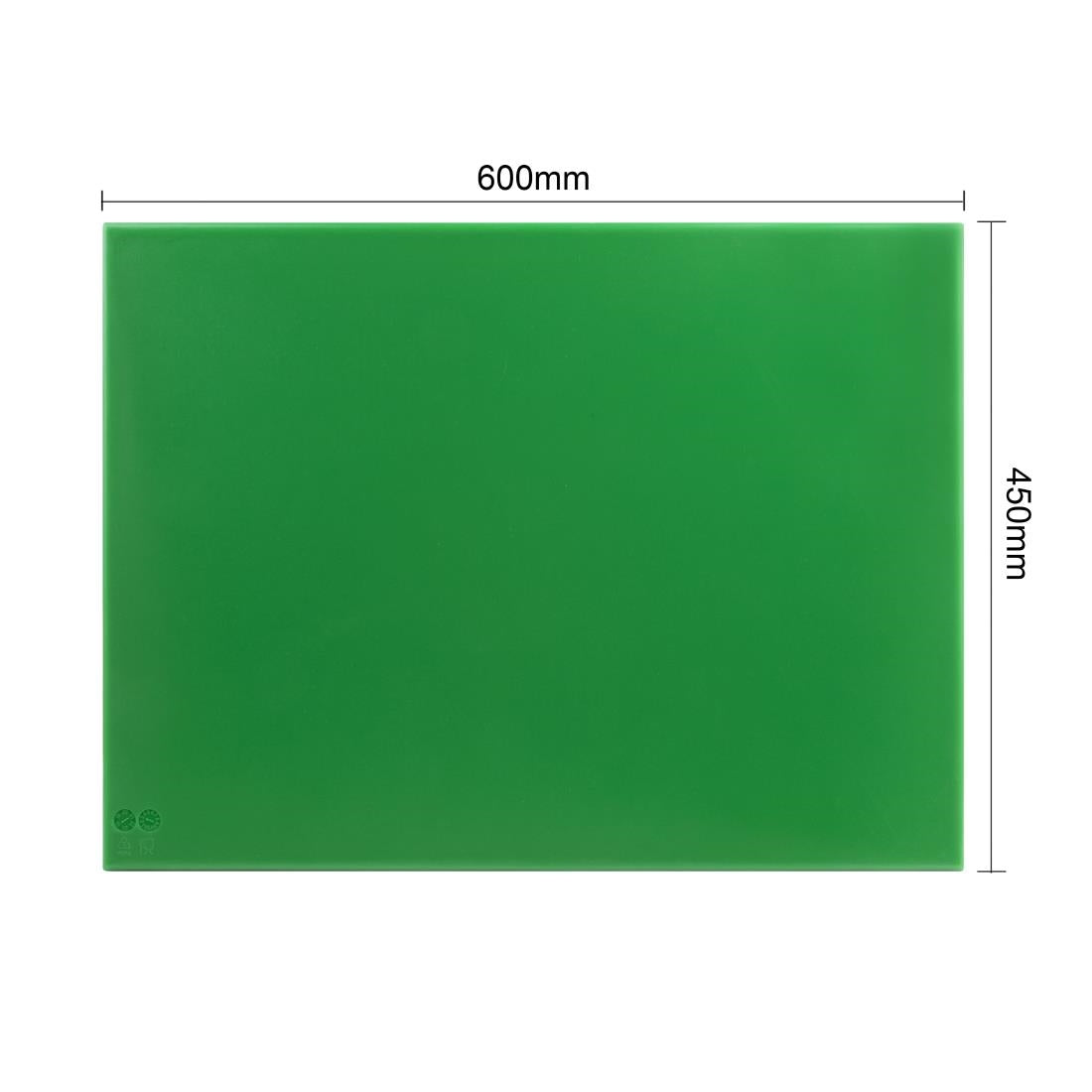 Hygiplas HDPE snijplanken set met rek 610x455x12mm