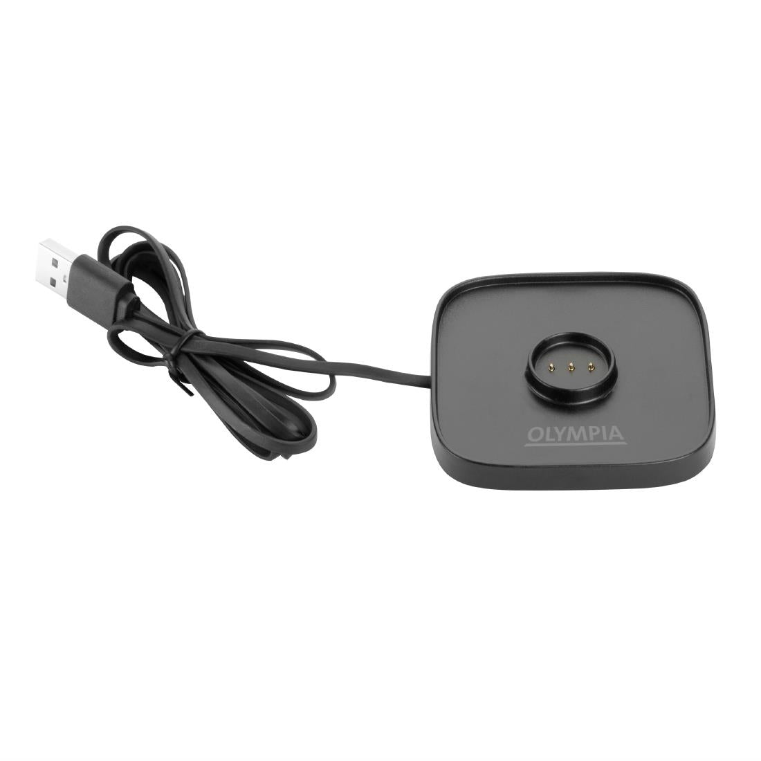 Olympia Lucca Tafellamp Met Vierkante Koepel Grijs 200mm