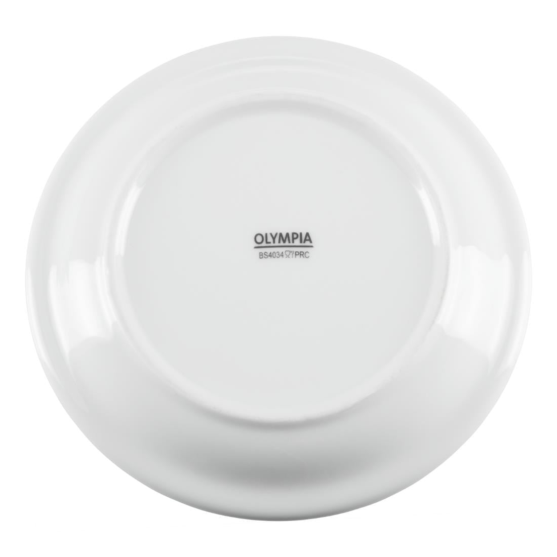Olympia Whiteware borden met smalle rand 15cm (12 stuks)