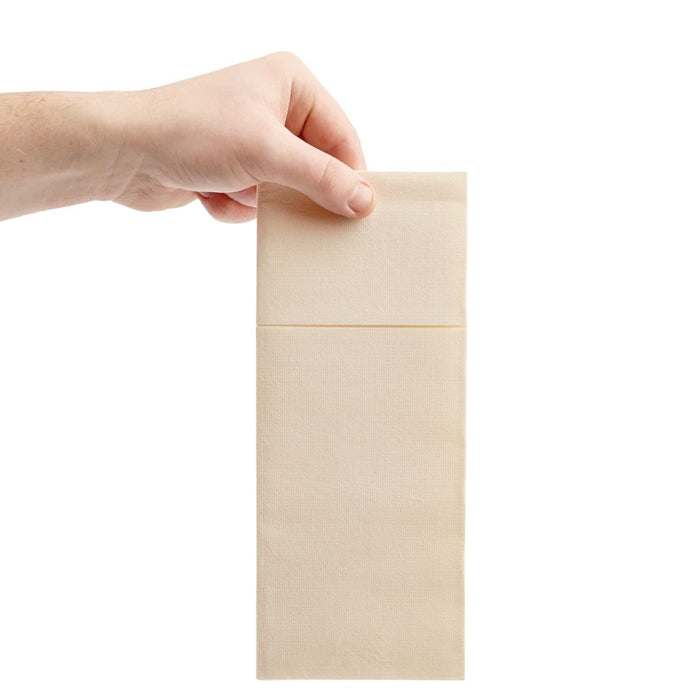 Fiesta Recyclebaar Premium Tablin Dinerservet Crème 48X40cm Airlaid Pocket Fold (Pk 400)