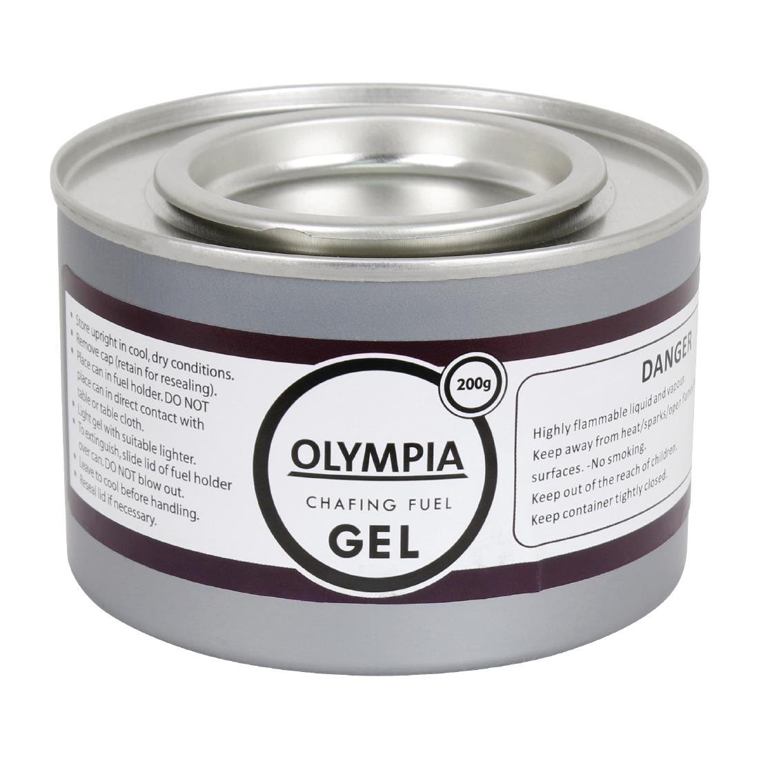 SPECIALE AANBIEDING Olympia Milan Chafing Dish met 24-pak Olympia gel brandpasta