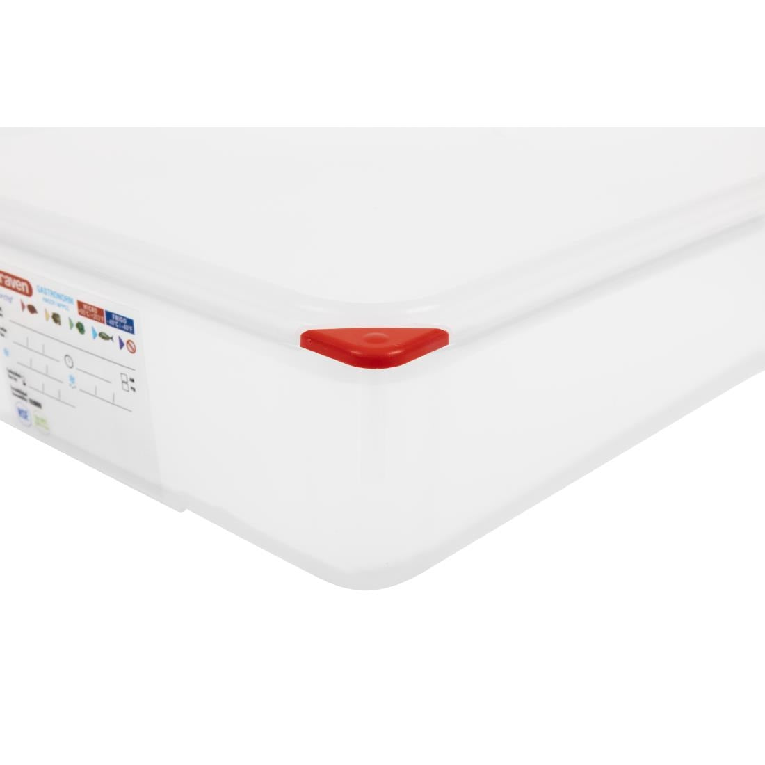 Araven GN 1/1 voedseldoos met deksel 13,7L (4 stuks)