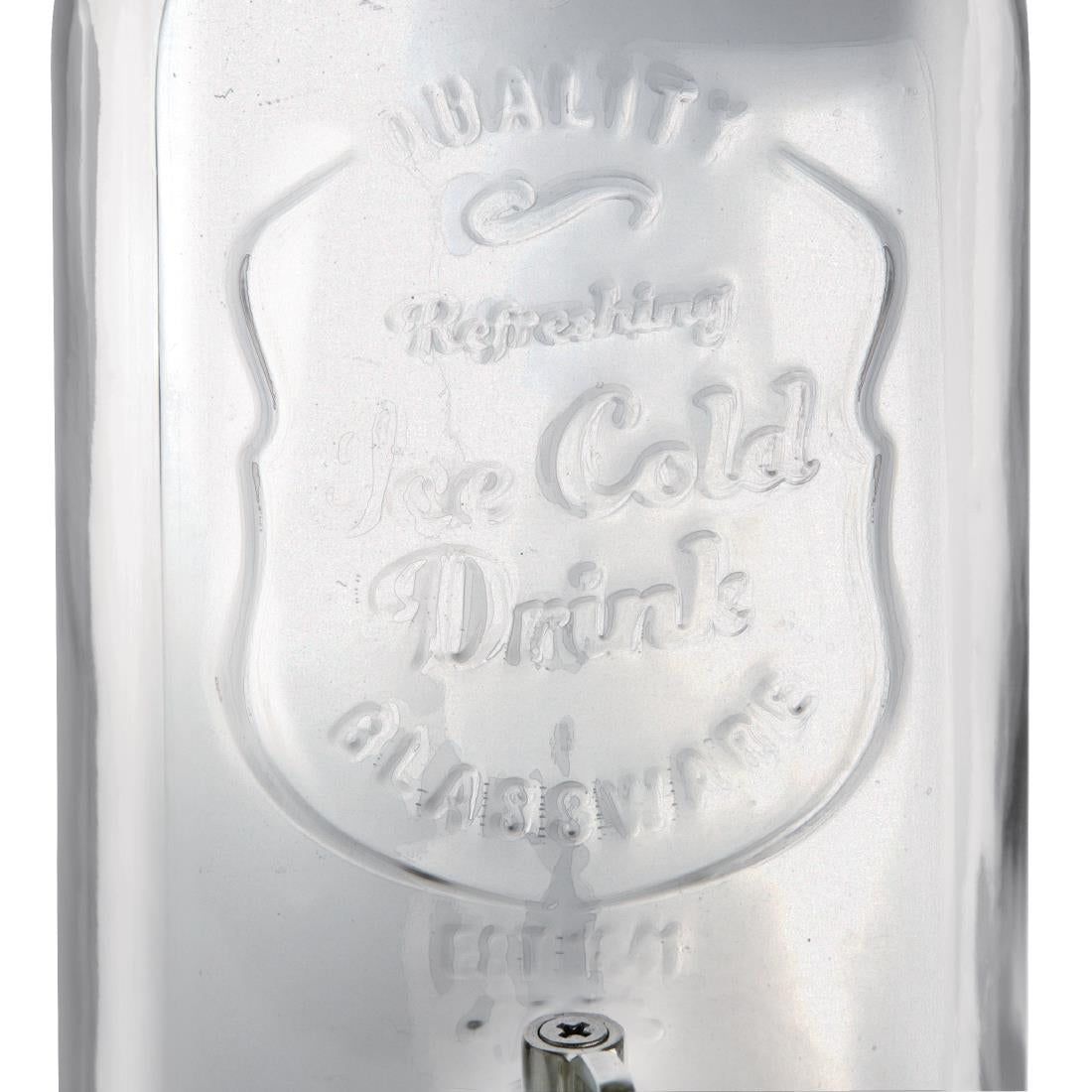 Olympia drankdispenser met tekst en klemdeksel 3,6L