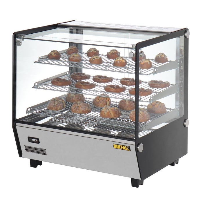 Buffalo Vierkante Aanrecht Geverwarmde Display Merchandiser 120Ltr