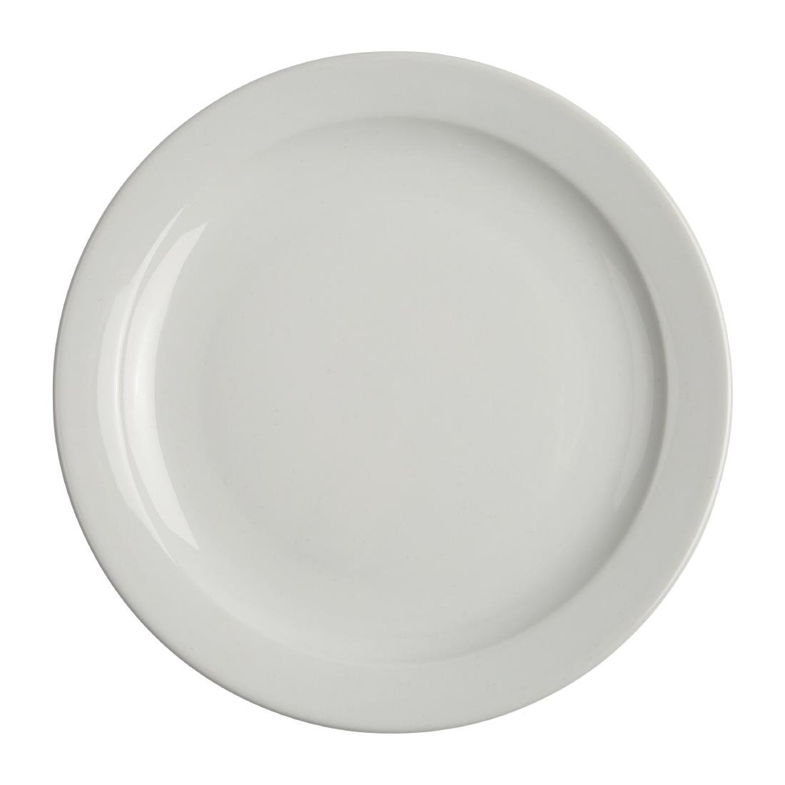 Olympia Athena borden met smalle rand 25,4cm (12 stuks)