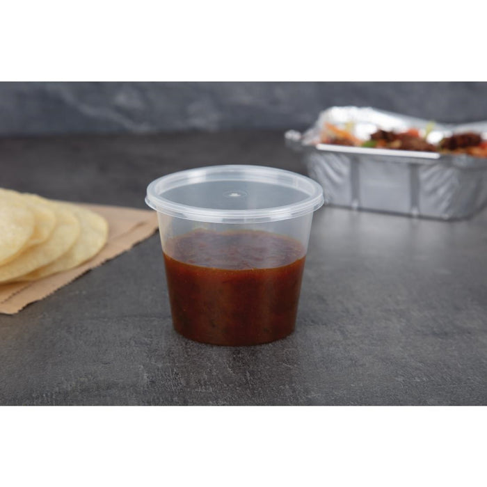 Fiesta Recylable kunststof magnetronbestendige bakjes 150 ml (100 stuks)