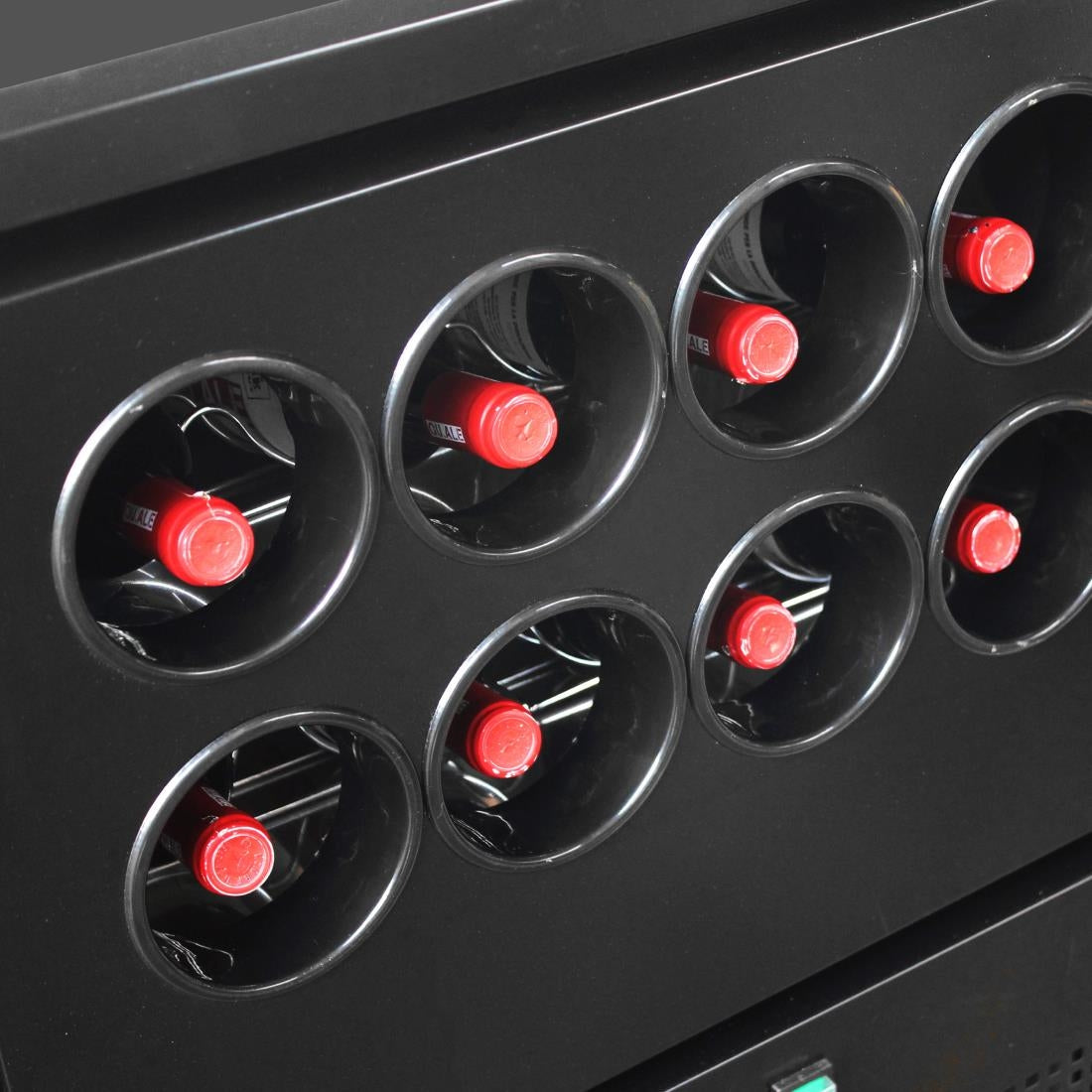 Polar U-serie werkbank koeling 4 laden plus flessennest (8 flessen)