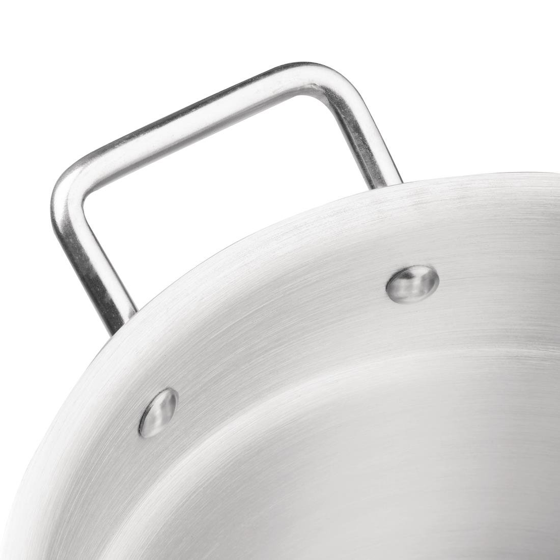 Vogue aluminium pan met au bain marie inzet 10L