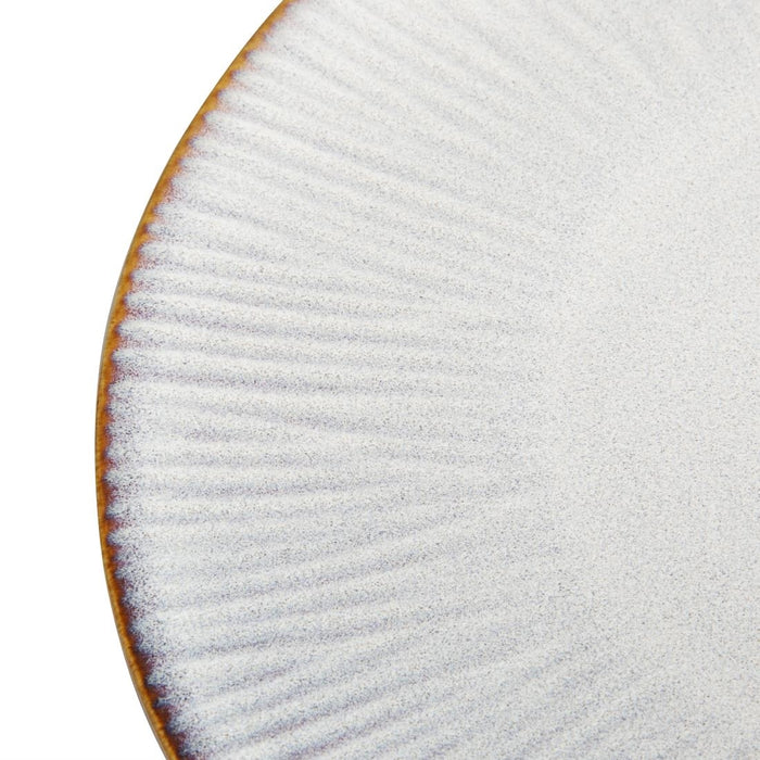 Olympia Drift Grijze Coupe Borden Met Reliëf, 280 mm (Pak Van 4)