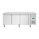 Polar U-serie 3-deurs counter met euronorm opslag 634L