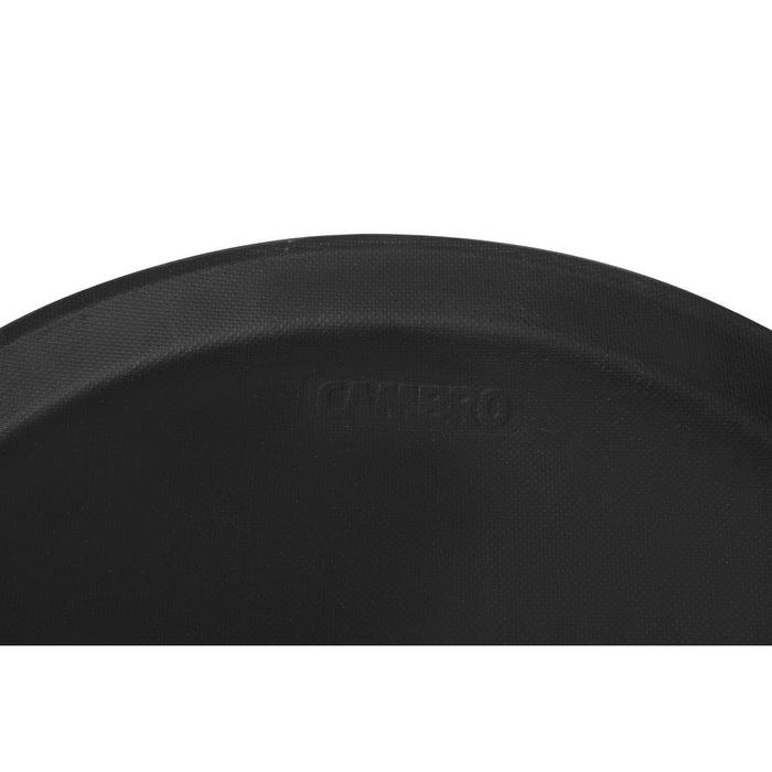 Cambro Camtread rond antislip glasvezel dienblad zwart 35,5cm