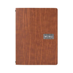 Securit Leder Serie Ruga Bonded leather menukaart A4