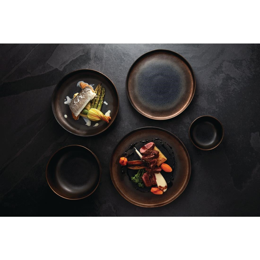 Olympia Ochre diepe kommen 170mm 900ml (6 stuks)