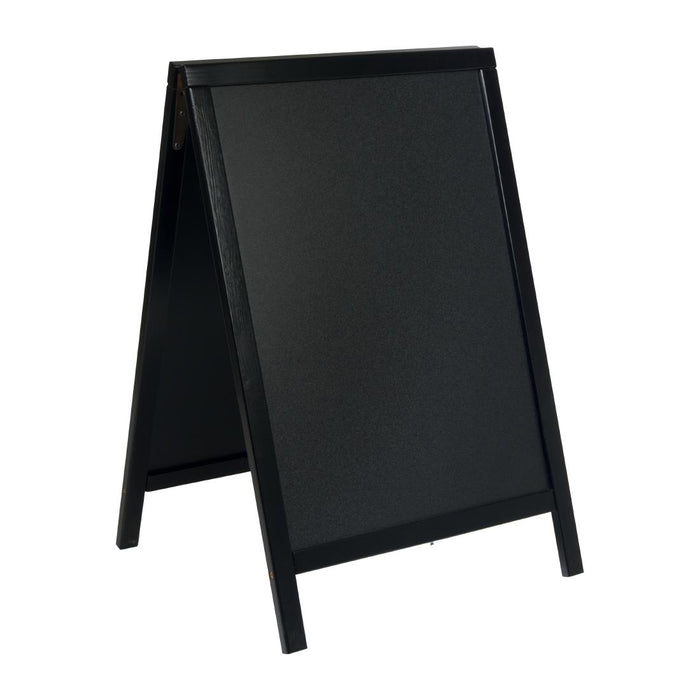 Securit Black Woody klein bordje met stoepkrijt