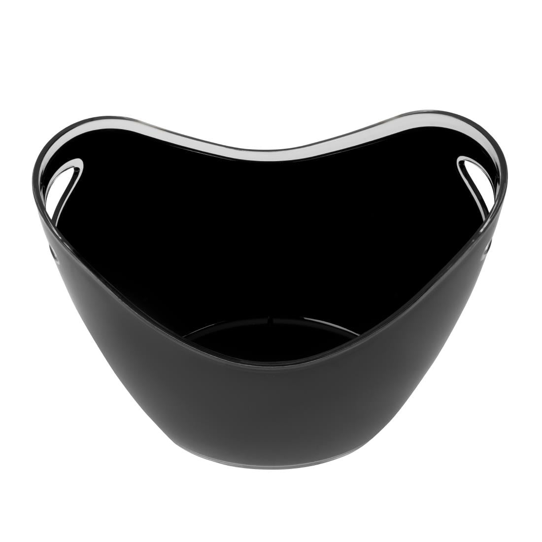 APS acryl champagne bowl groot zwart