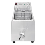 Buffalo enkelvoudige tank enkele mand 8ltr aanrecht friteuse met timer 2.9kw