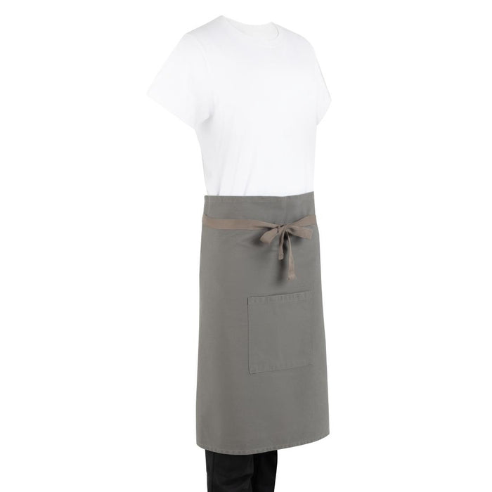 Khaki Southside Cotton Canvas Bistro Schort