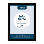 Europel Infokader / Zelfklevende Set Van 2 Stuks A4 Zwart