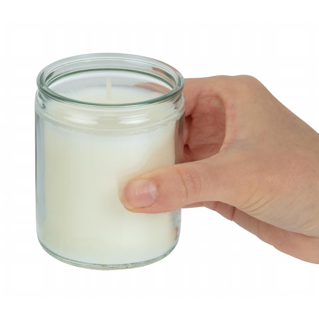 Bolsius Starlight kaars in glas wit (8 stuks)