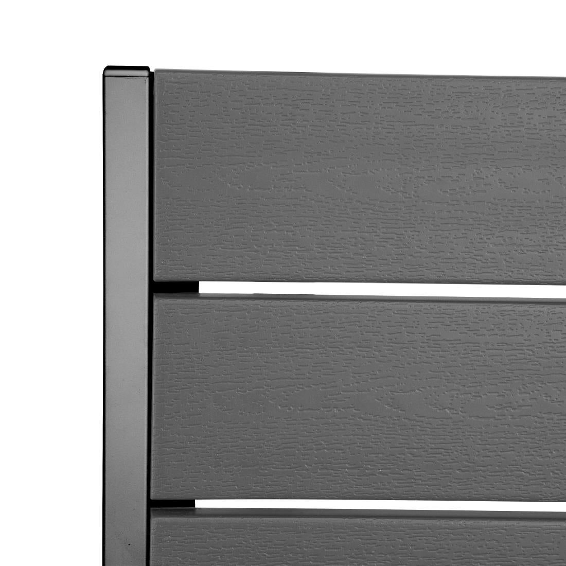 Bolero Valletta Grijze Stoelen Met Armleuningen (4 Pack)