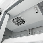 Polar g-serie rechtopstaande vitrinediepvriezer 920ltr wit