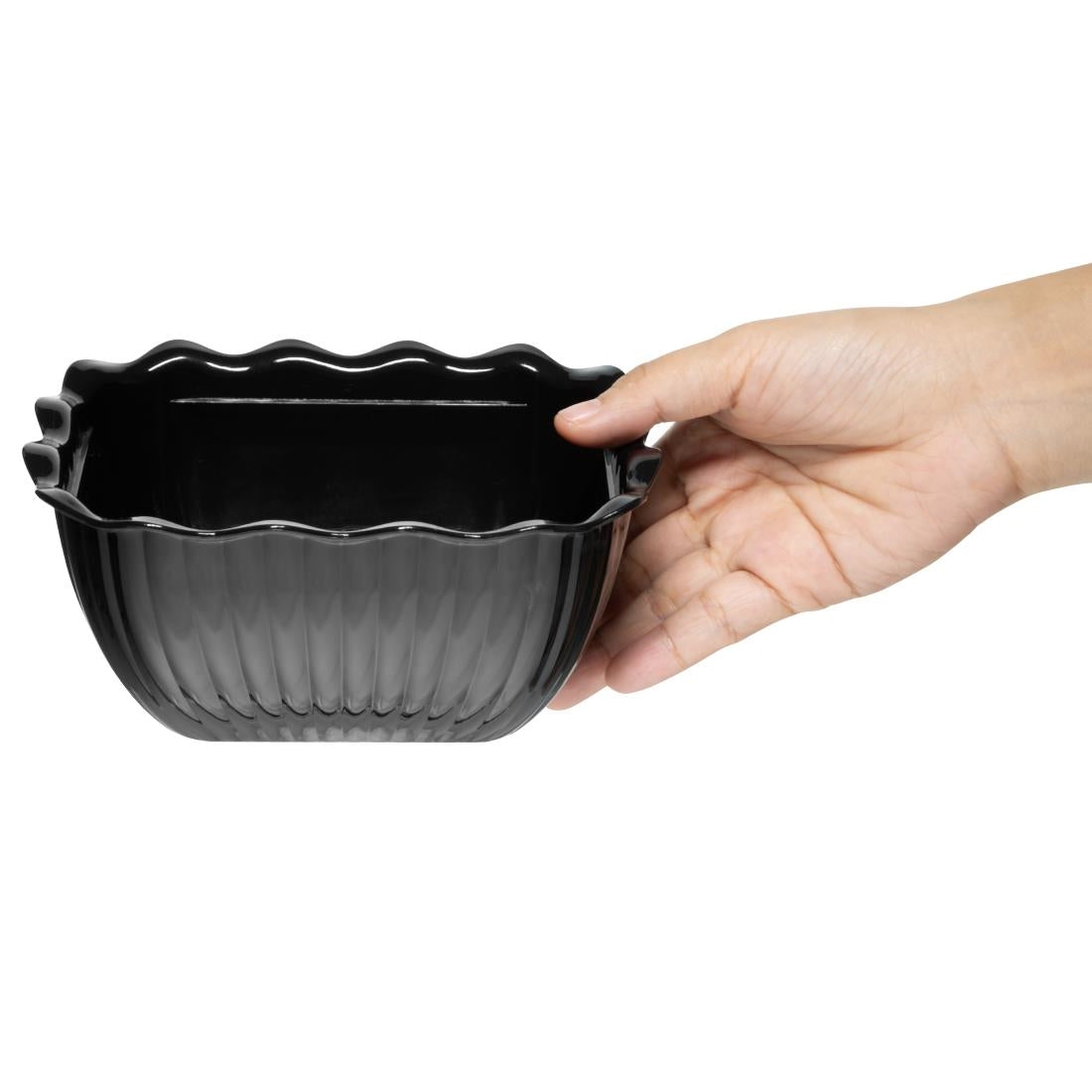 Olympia Kristallon Kleine Saladebak - Zwart