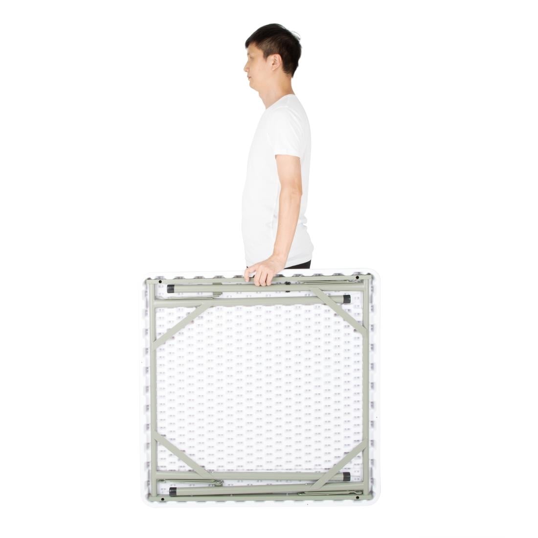 Bolero vierkante HDPE klaptafel 86cm